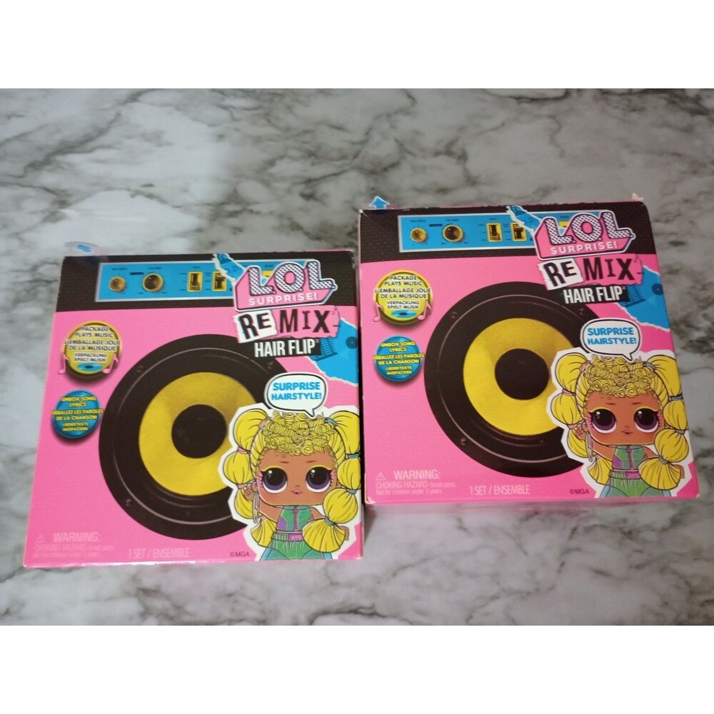 (Bundle) 2 NIB LOL Surprise Remix Hair Flip